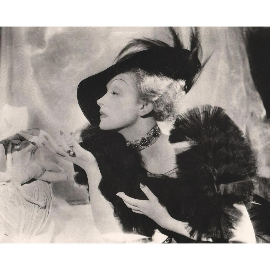 Cecil Beaton "Marlene Dietrich, 1935" Photogravure: Measures: 7 x 9 inches print and mounted