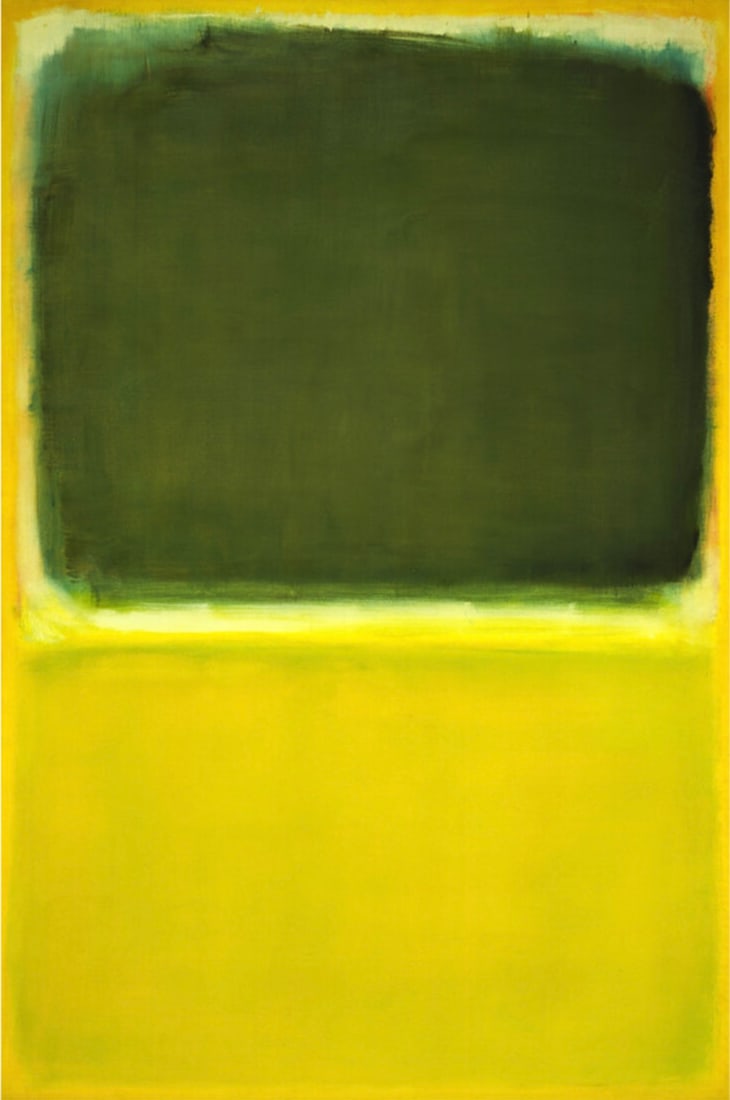 Mark Rothko "Yellow, Green, 1951" Offset Lithograph (1 of 5)