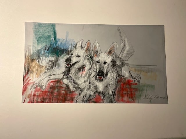 Leroy Neiman Original Pastel Drawing signed. (1 of 6)