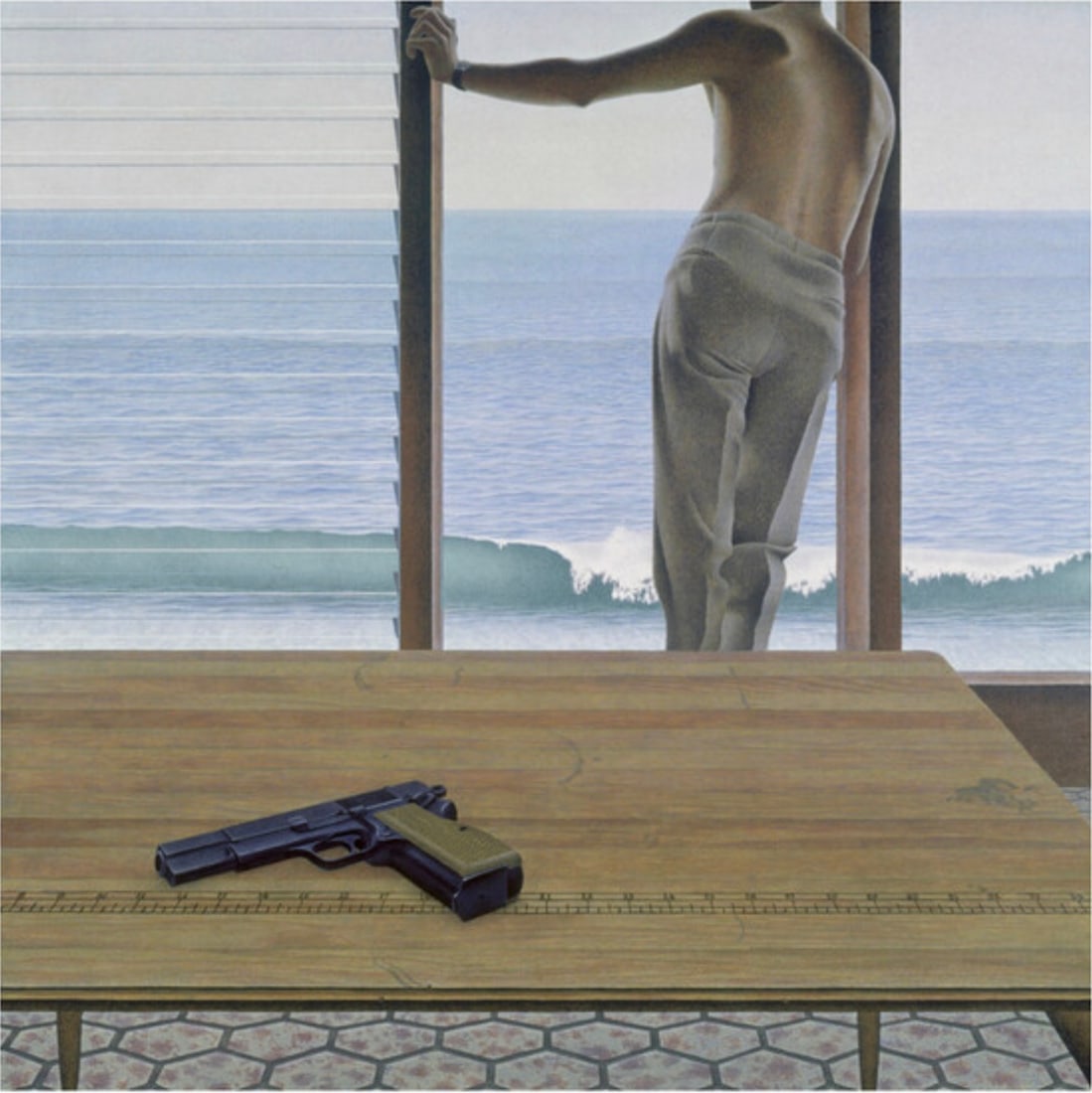 Alex Colville "Swimmer, 1962" Offset Lithograph (1 of 5)