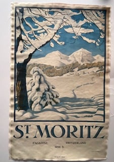 Plinio colombi (1873-1951), ST.MORITZ Poster (1 of 6)
