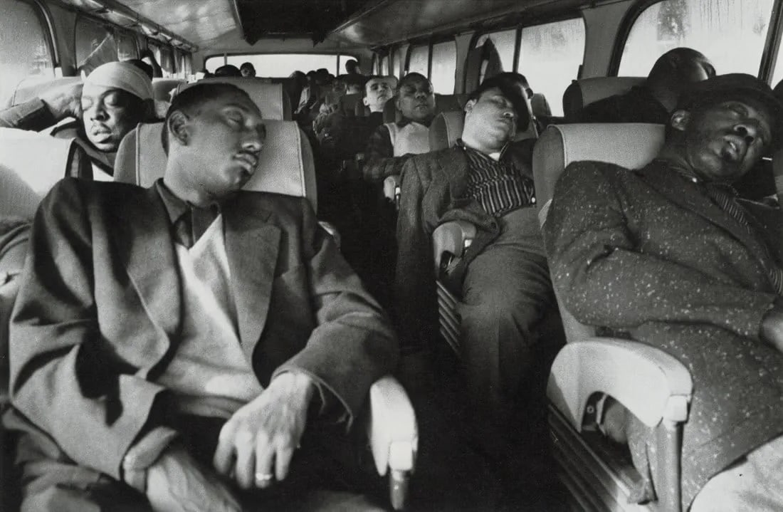 Lee Friedlander "Count Basie and Band, 1956": Measures: 9 1/3 x 6 inches print and mounted