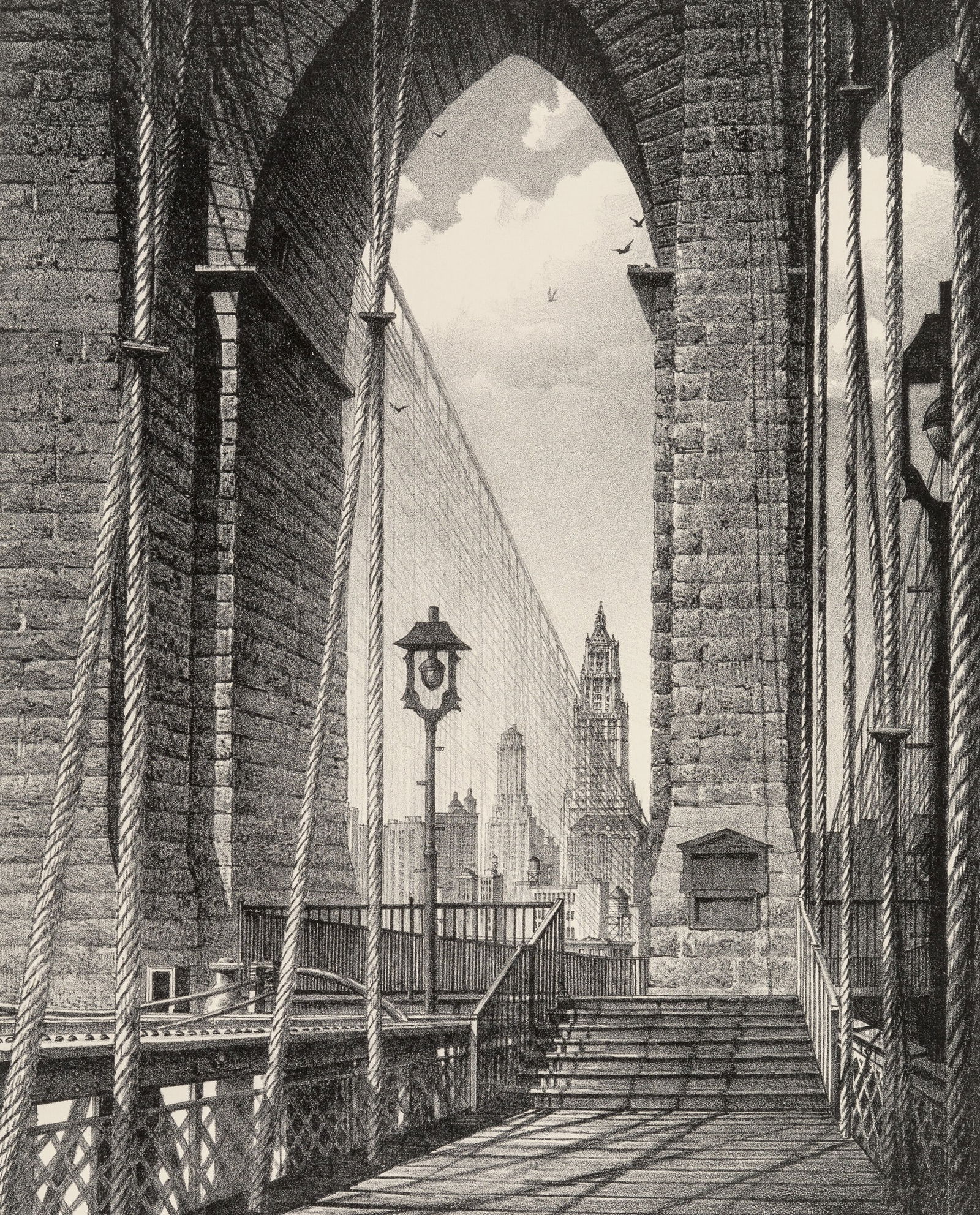 Stow Wengenroth "Brooklyn Bridge" Print (1 of 1)