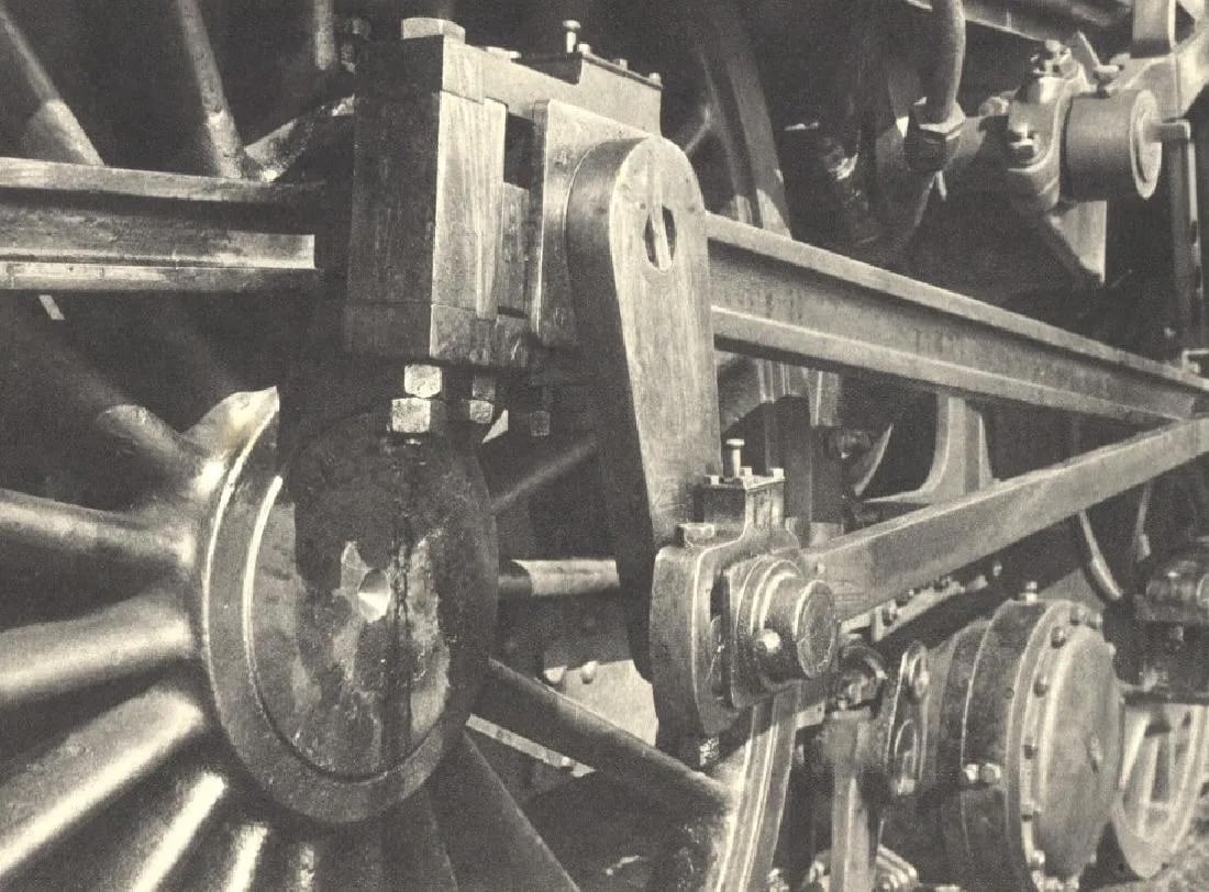 ALBERT RENGER-PATZSCH, D.W.B - Locomotive, 1925: Measures: 9 x 7 inches print and mounted