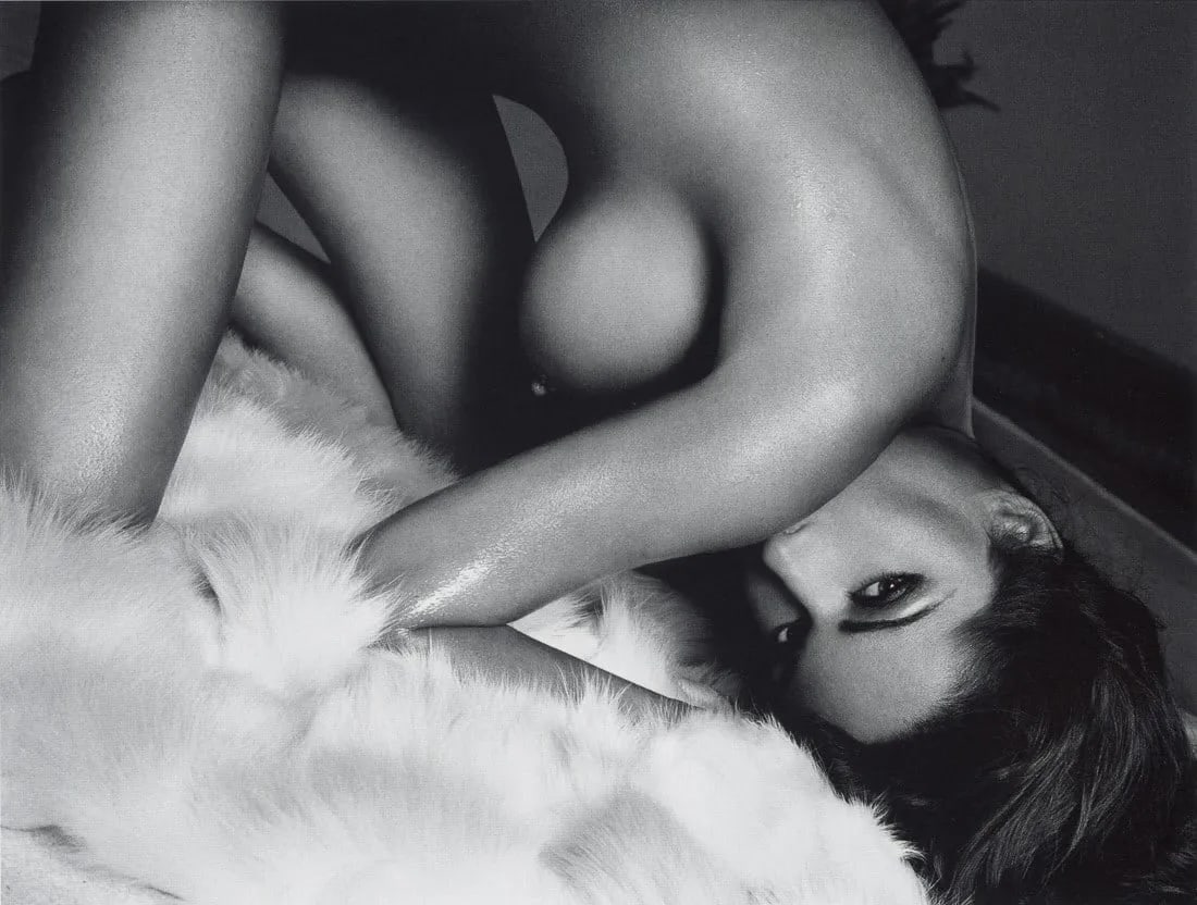 Bruno Bisang "Emanuela Folliero, St. Tropez": Measures: 8 1/2 x 6 1/2 inches print and mounted