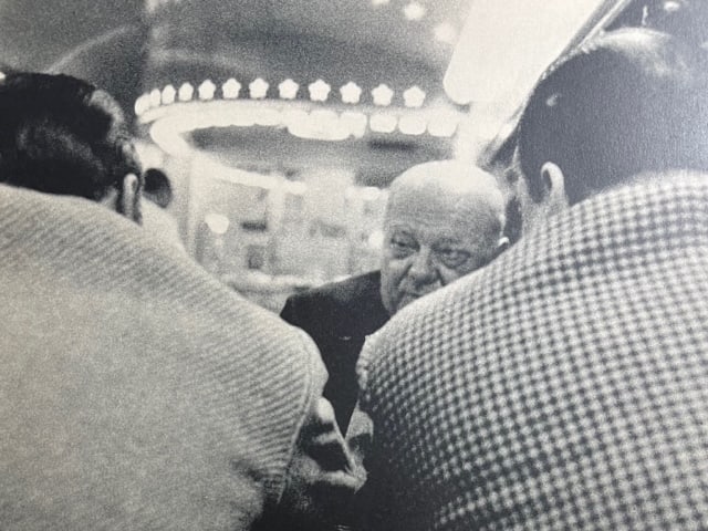 Robert Frank "Movie, Premiere" Print.: Robert Frank was a Swiss-American photographer and filmmaker. He was born on November 9, 1924, in Zurich, Switzerland, and passed away on September 9, 2019, in Inverness, Nova Scotia, Canada. Frank is