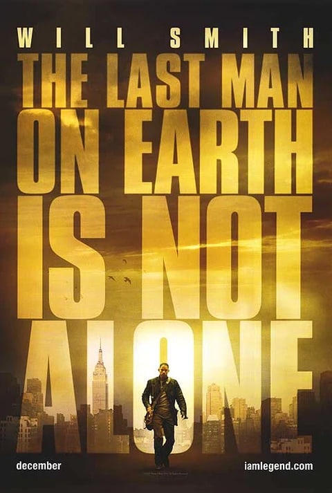 I Am Legend 2007 Movie Poster: "I Am Legend" is a science fiction thriller film released in 2007, directed by Francis Lawrence and based on the 1954 novel of the same name by Richard Matheson. The film stars Will Smith in the lead