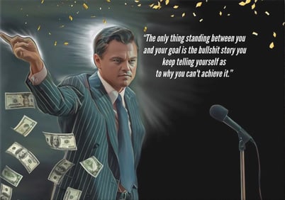 Wolf of Wall Street Canvas Print