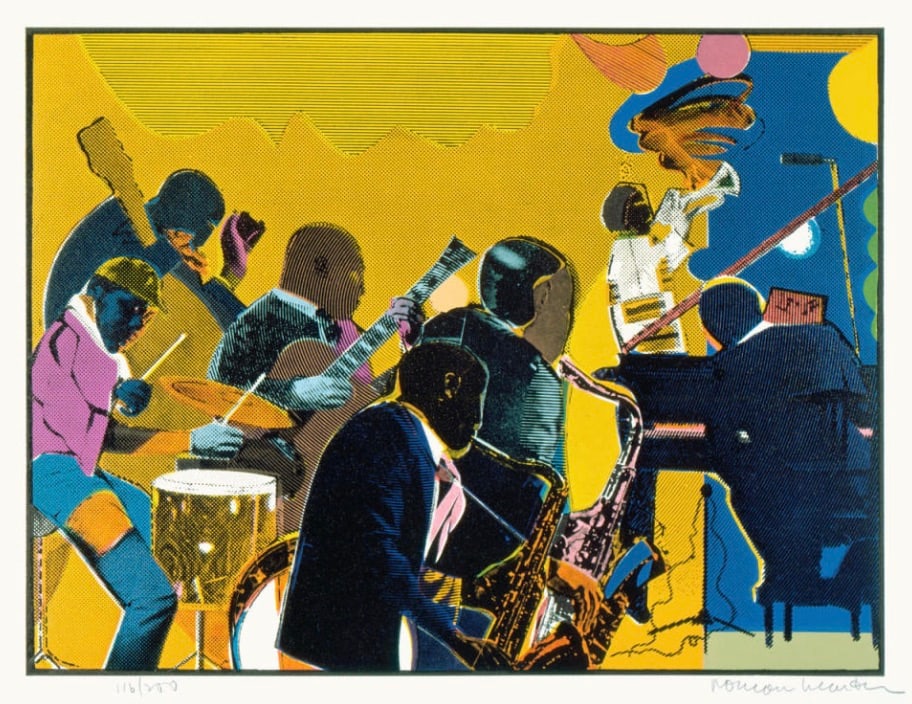 Romare Bearden "Jazz, 1980" Offset Lithograph (1 of 1)