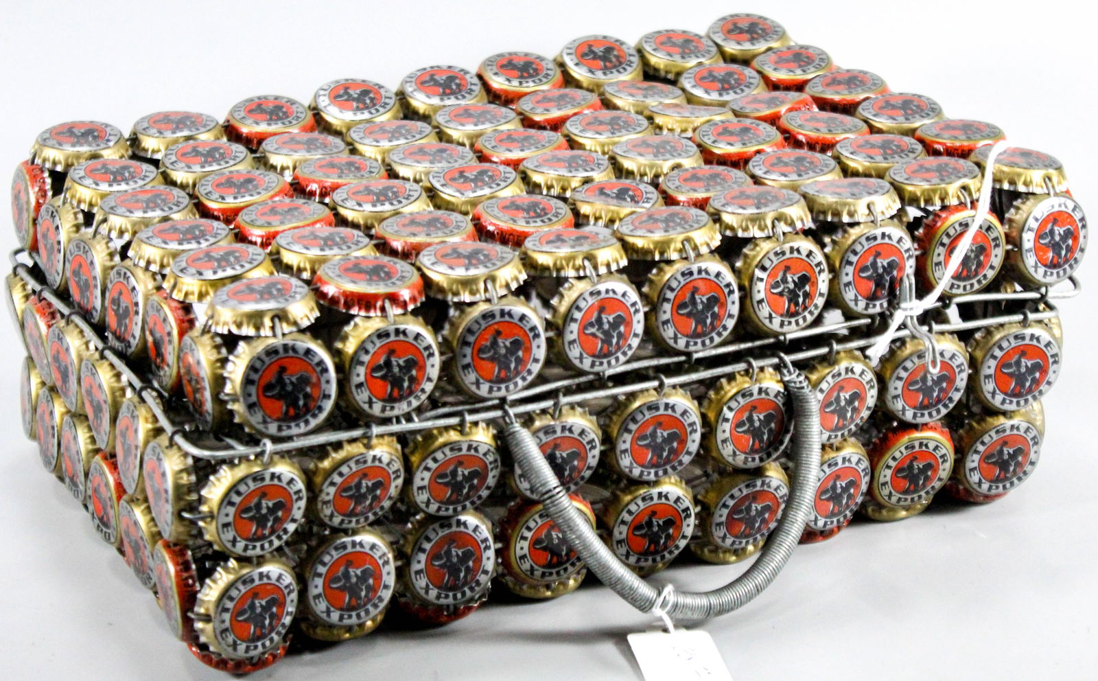 Box made out of "Tusker Export" beer bottle caps. (1 of 6)