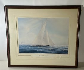 Tim Thompson Print of America’s Cup