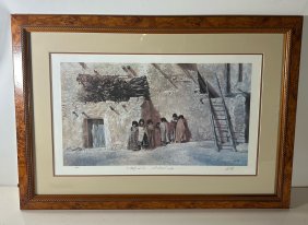 Limited Print on Paper by Paul Calle Children of Walpi