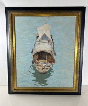 Boat on Water by Robert W. Arnold, 1970