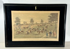 Vintage Print Doncaster Races, 1836