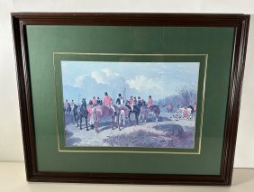 Vintage Print The Meet by J. F. Herring Sen, 1858