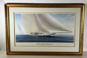 Reliance Leading Shamrock III America’s Cup by John McCray