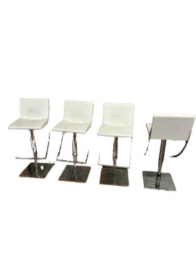 Set of Four Nuevo Swing Adjustable Counter/Bar Stools