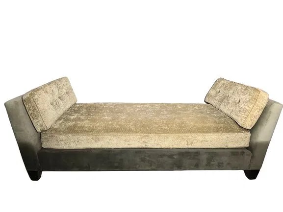 Chaise - Crate & Barrel: Two Toned Beige and light grey extra large chaise lounge86 x 37 x 28