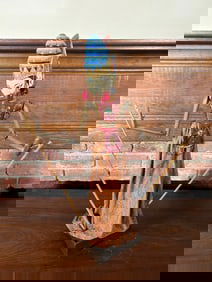 Wayang Golek Wooden Bali Puppet Indonesia Asian Stick Marionette