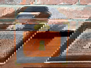 Vintage Chinese Hardwood Vanity Box