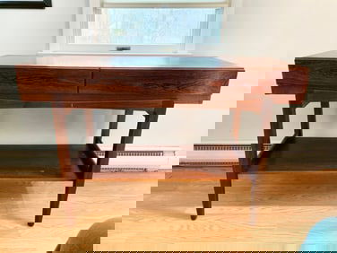 Danish Modern Console Table in Rio Rosewood by Ib Kofod Larsen