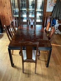 Drexel Connoisseur by Heritage Dining Table and 8 Chairs