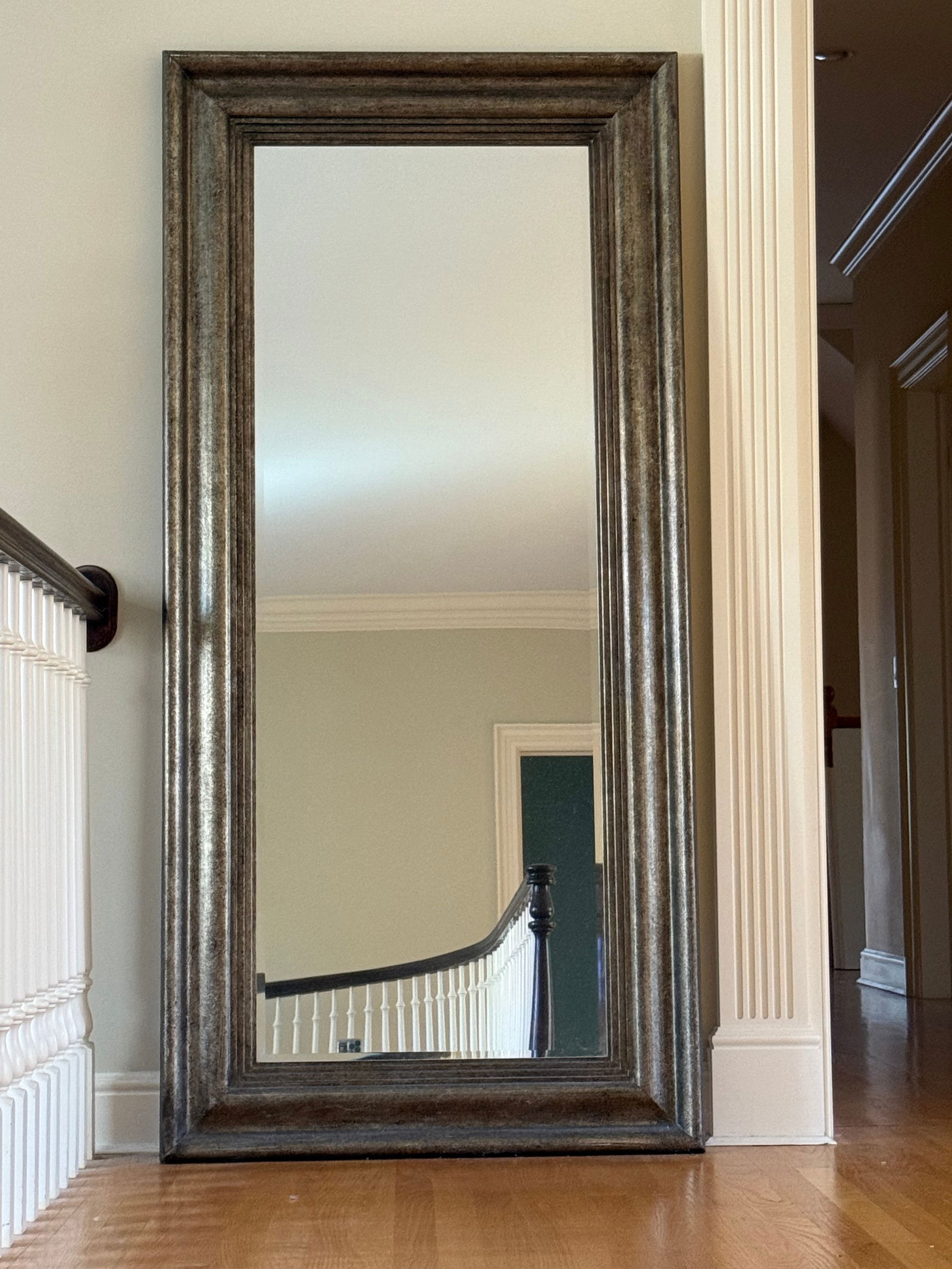 Large Metallic Framed Mirror (1 of 4)