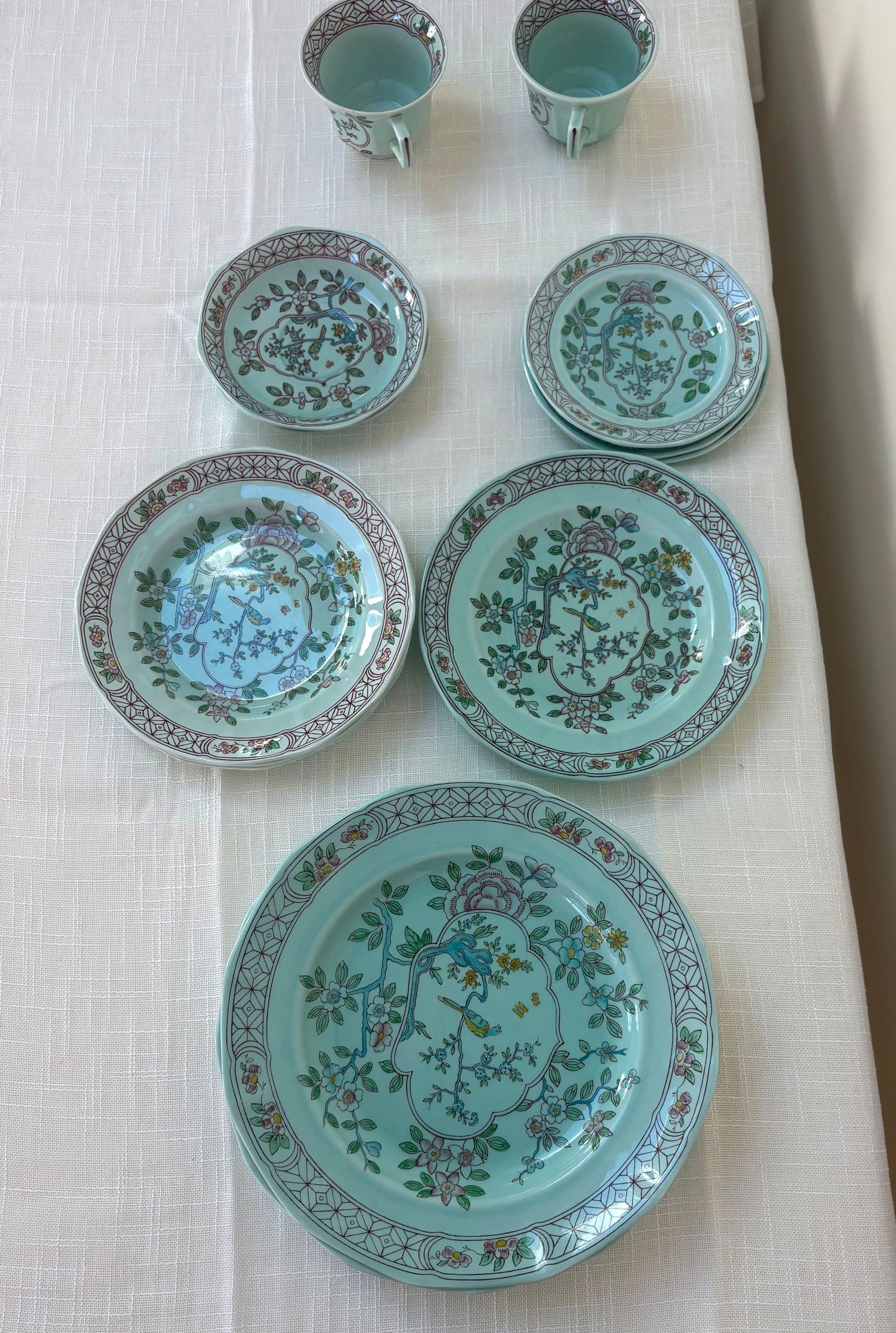 Singapore Bird Dishes - 15 Piece Set (1 of 9)