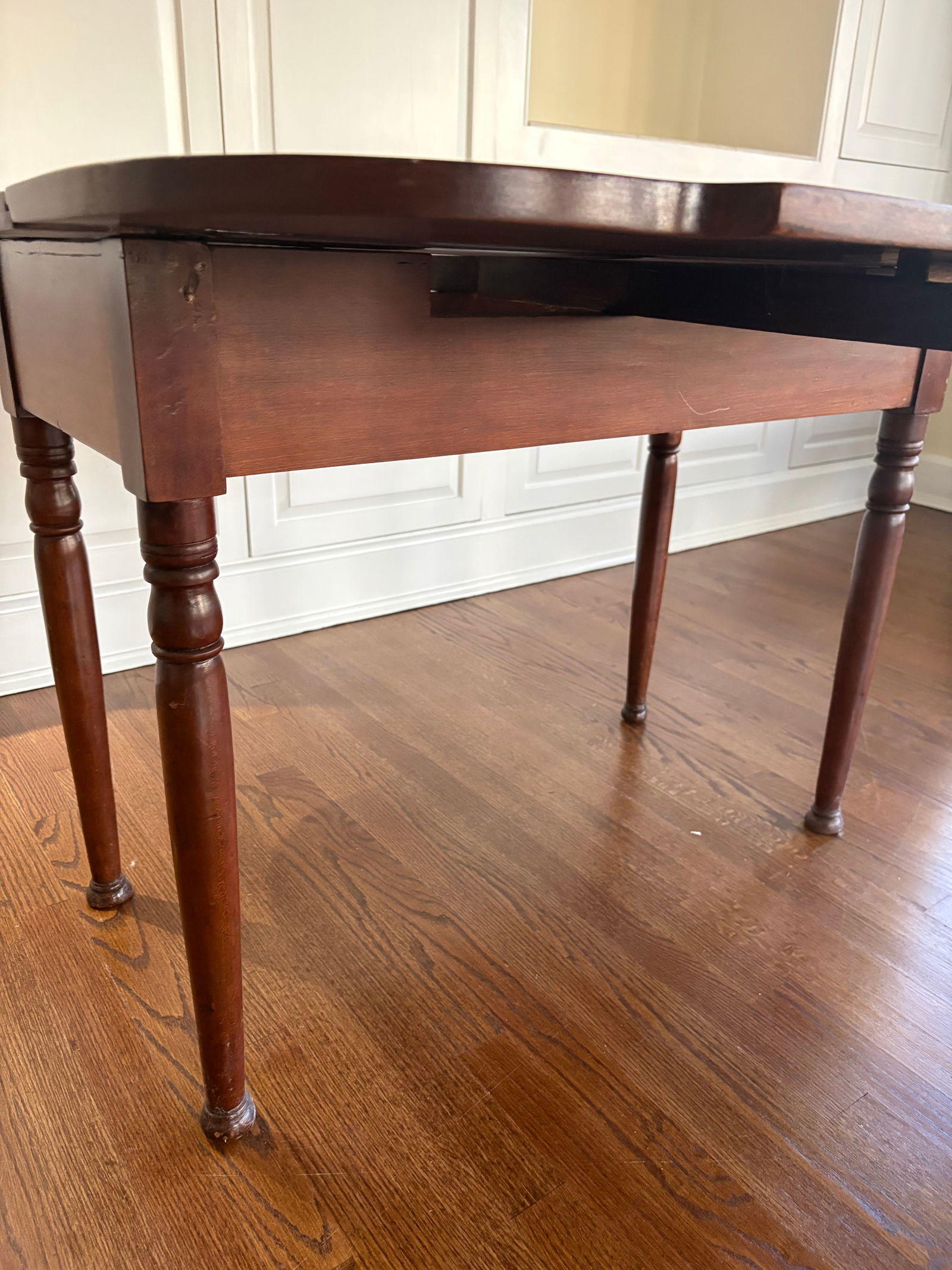 Drop Leaf Wood Table - 8