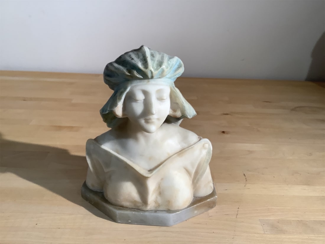 Victorian Alabaster Bust (1 of 6)