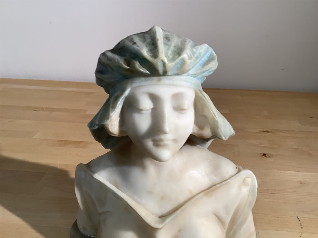 Victorian Alabaster Bust - 2