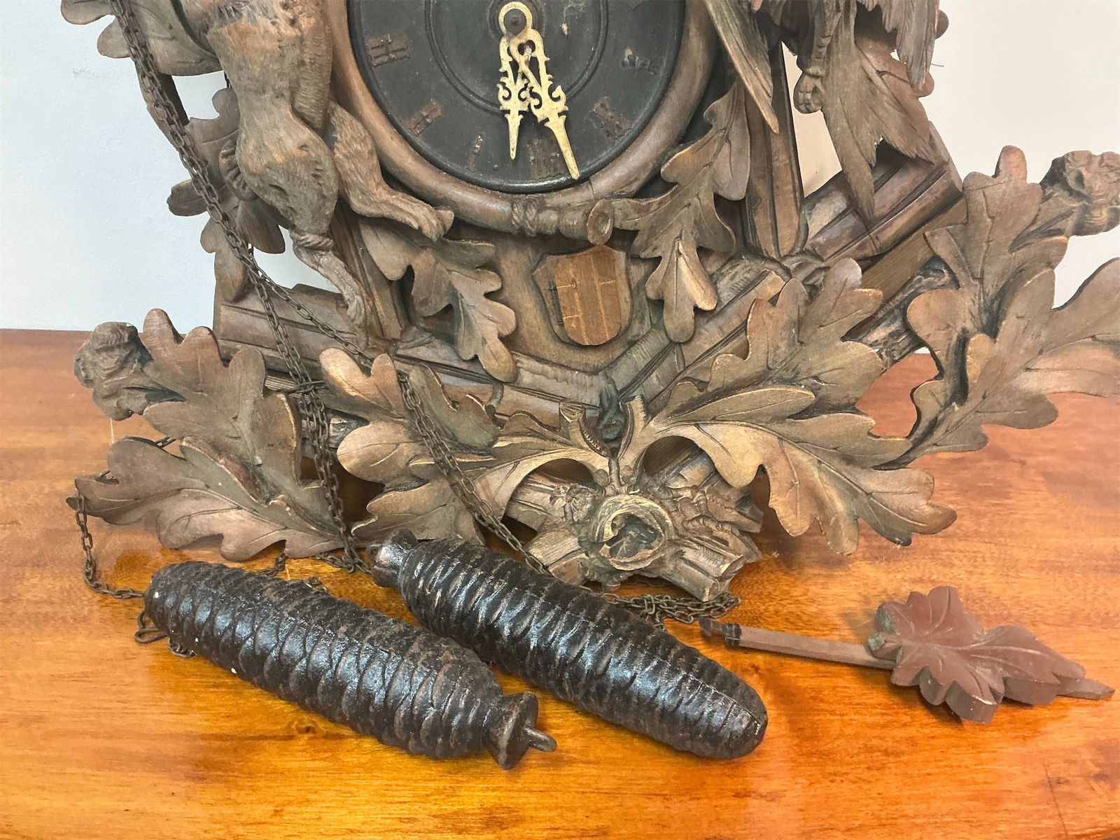 Antique Wall Mounted Cuckoo Clock - 11