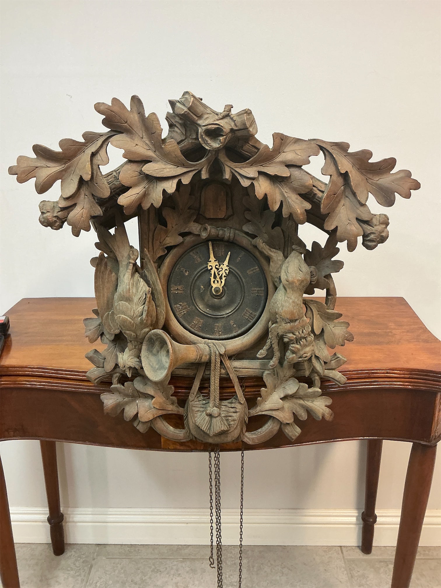 Antique Wall Mounted Cuckoo Clock (1 of 13)