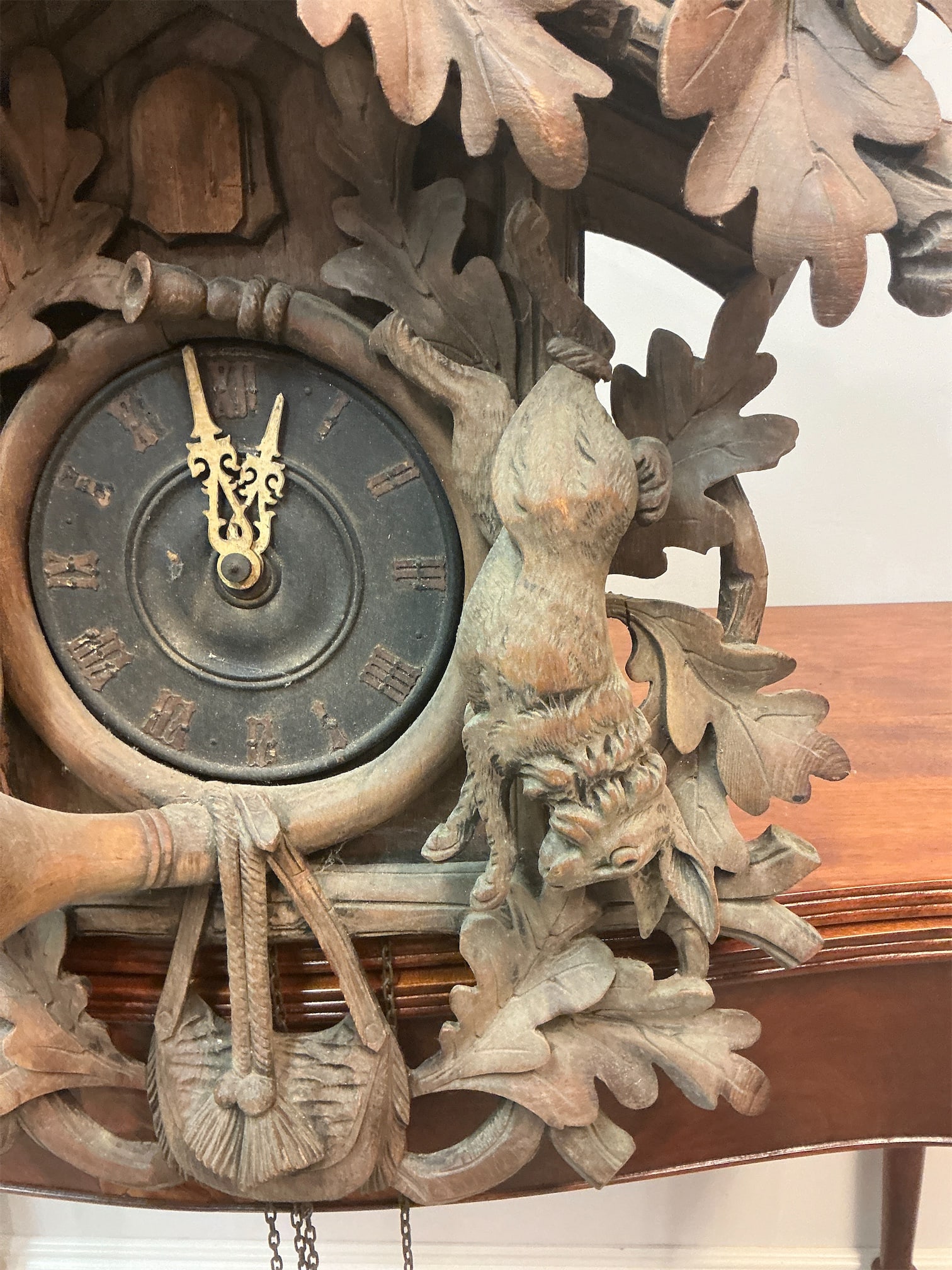 Antique Wall Mounted Cuckoo Clock - 4
