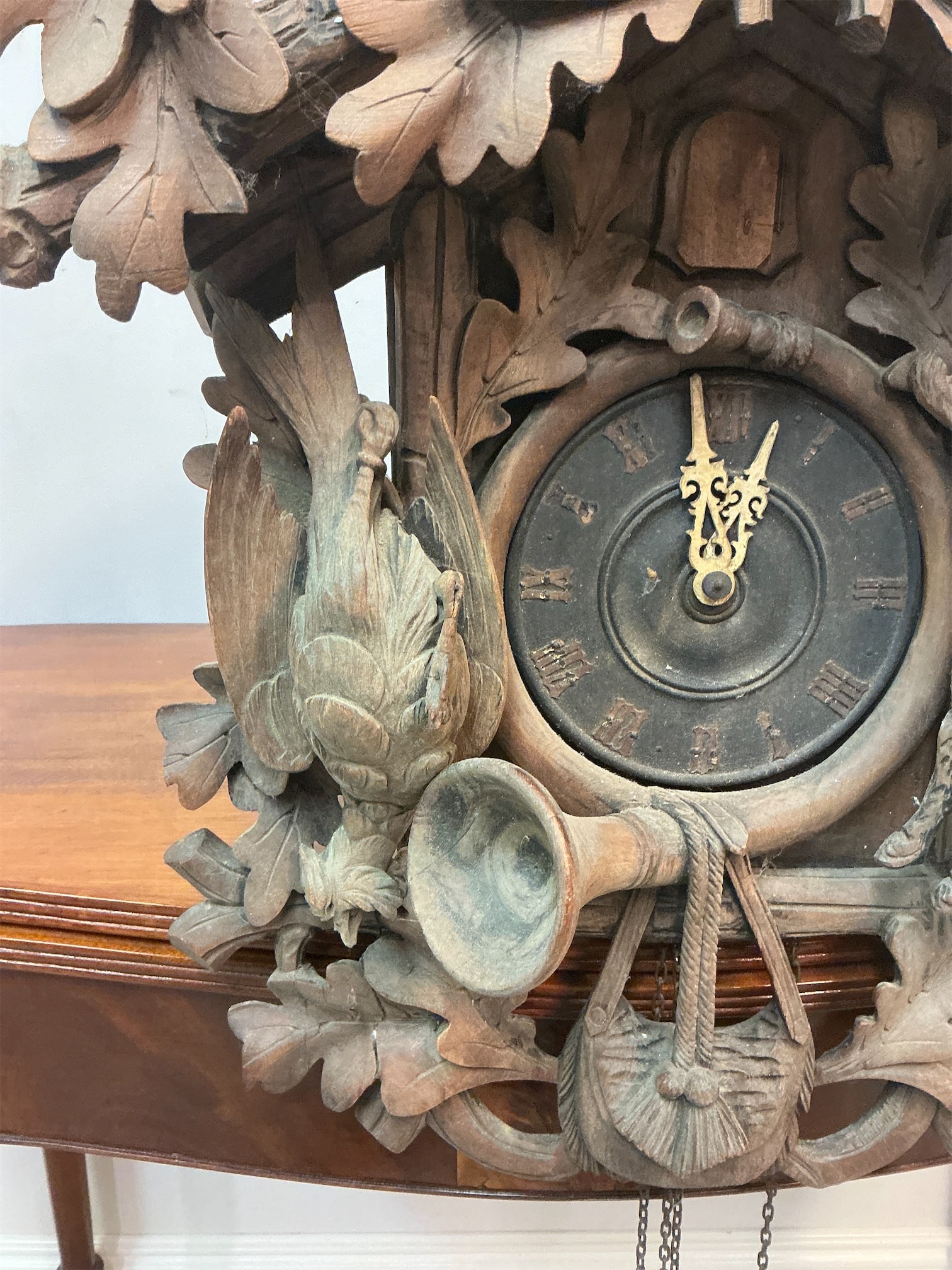 Antique Wall Mounted Cuckoo Clock - 5