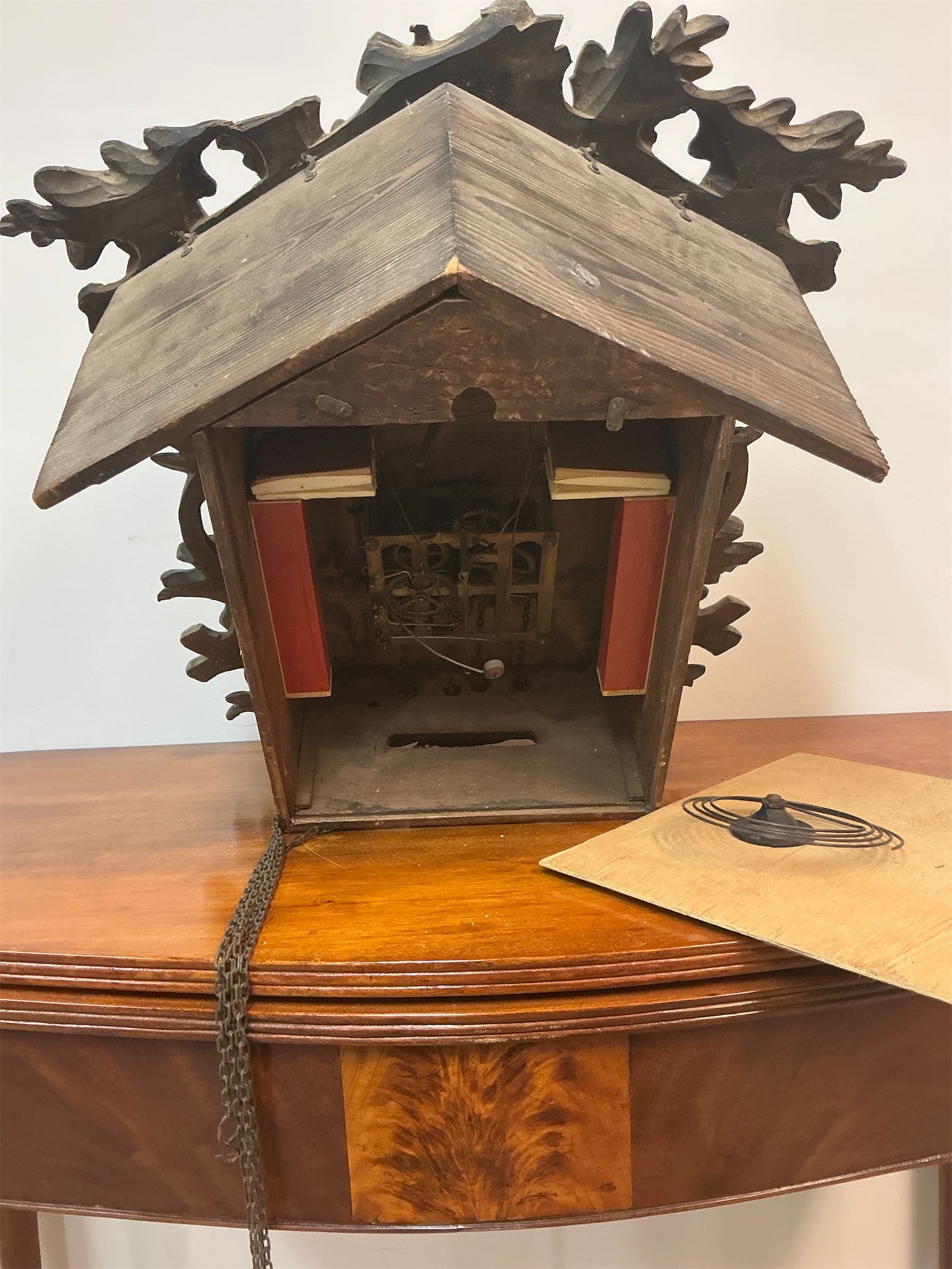 Antique Wall Mounted Cuckoo Clock - 6