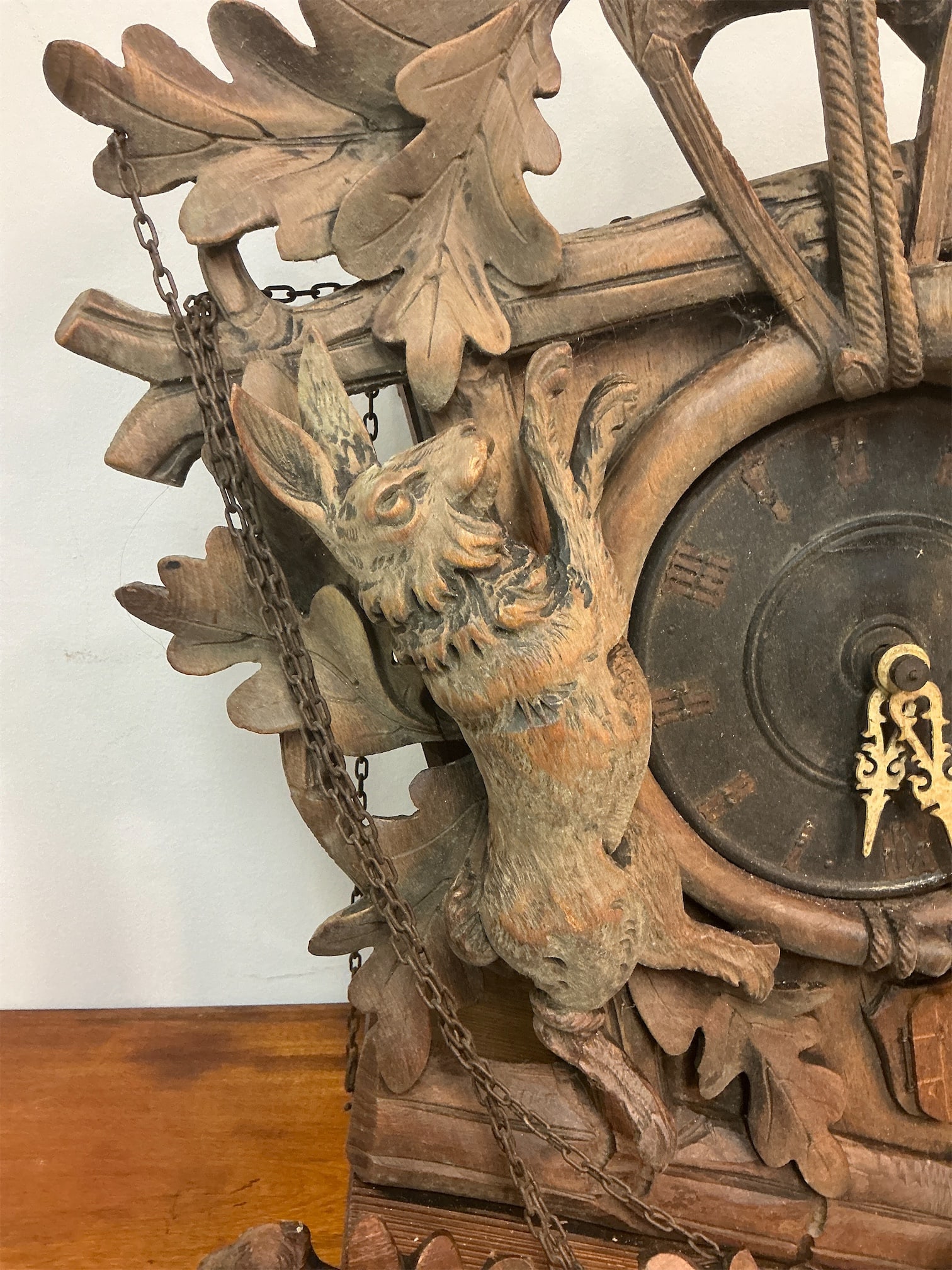 Antique Wall Mounted Cuckoo Clock - 7