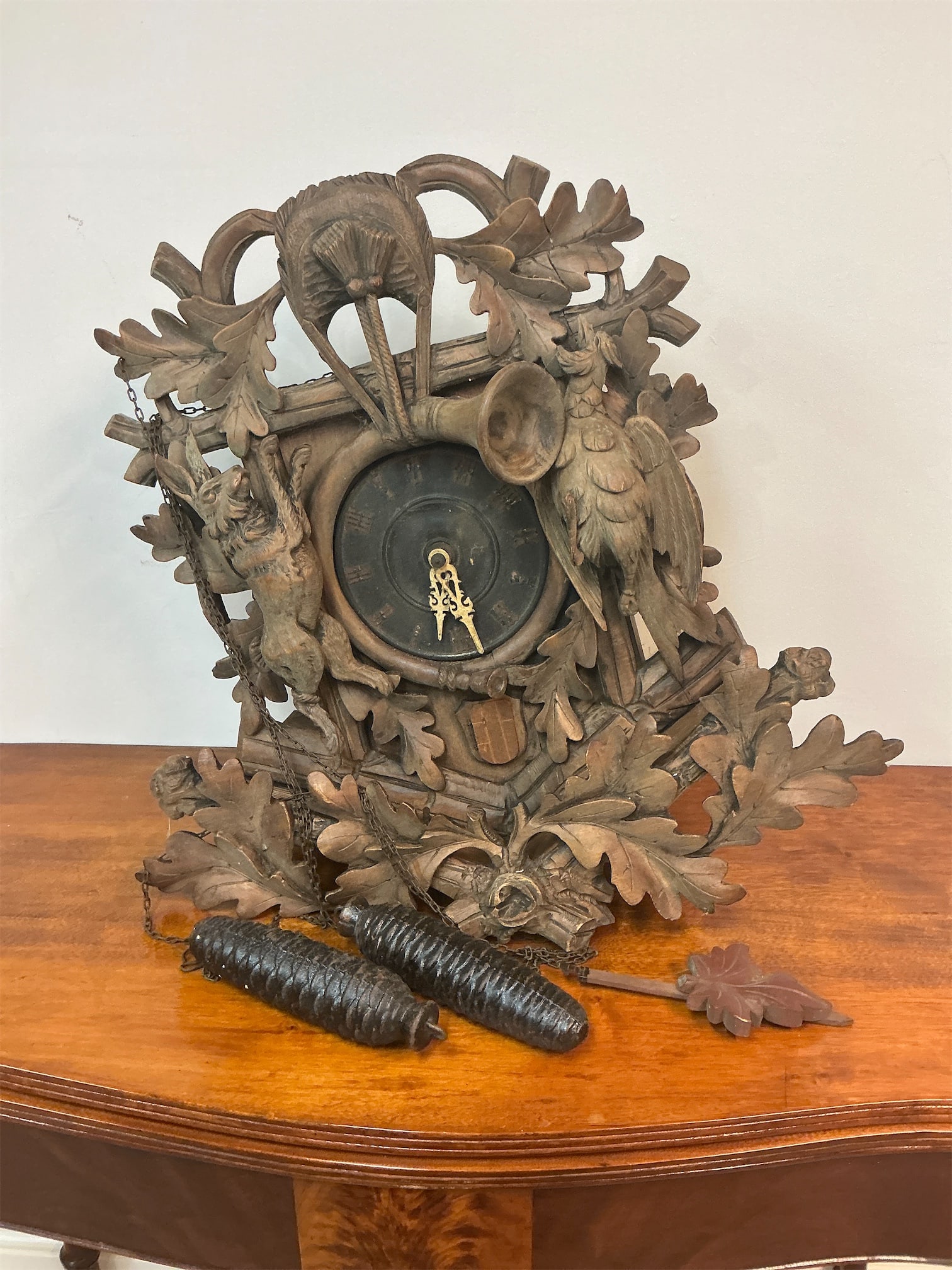 Antique Wall Mounted Cuckoo Clock - 8