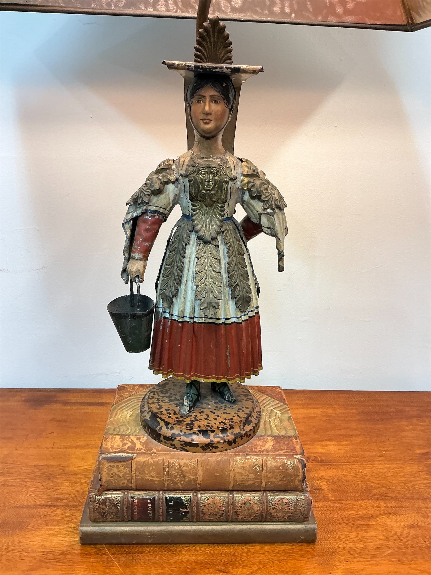 Regency Tole Figural Table Lamp - 2