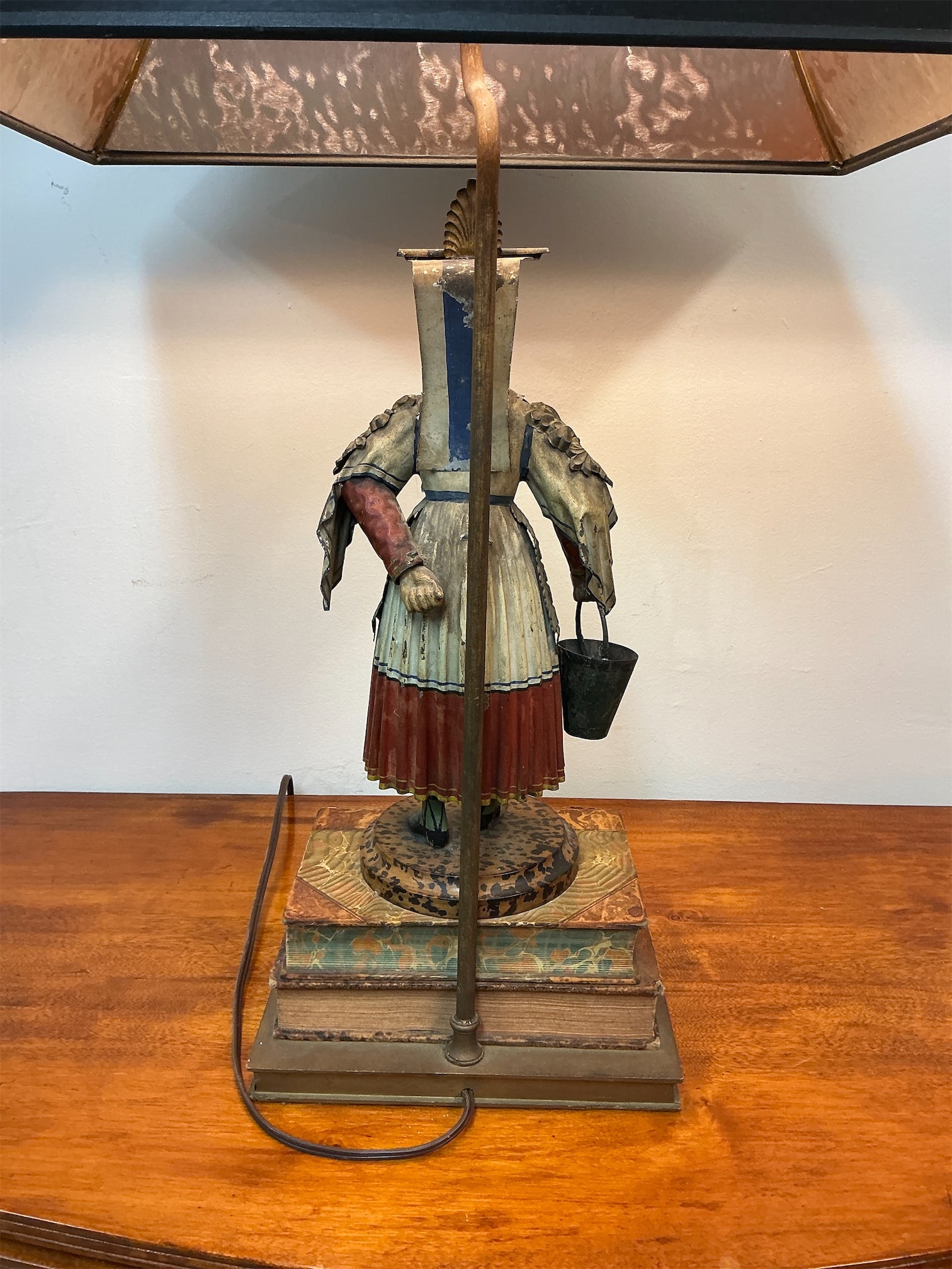 Regency Tole Figural Table Lamp - 6