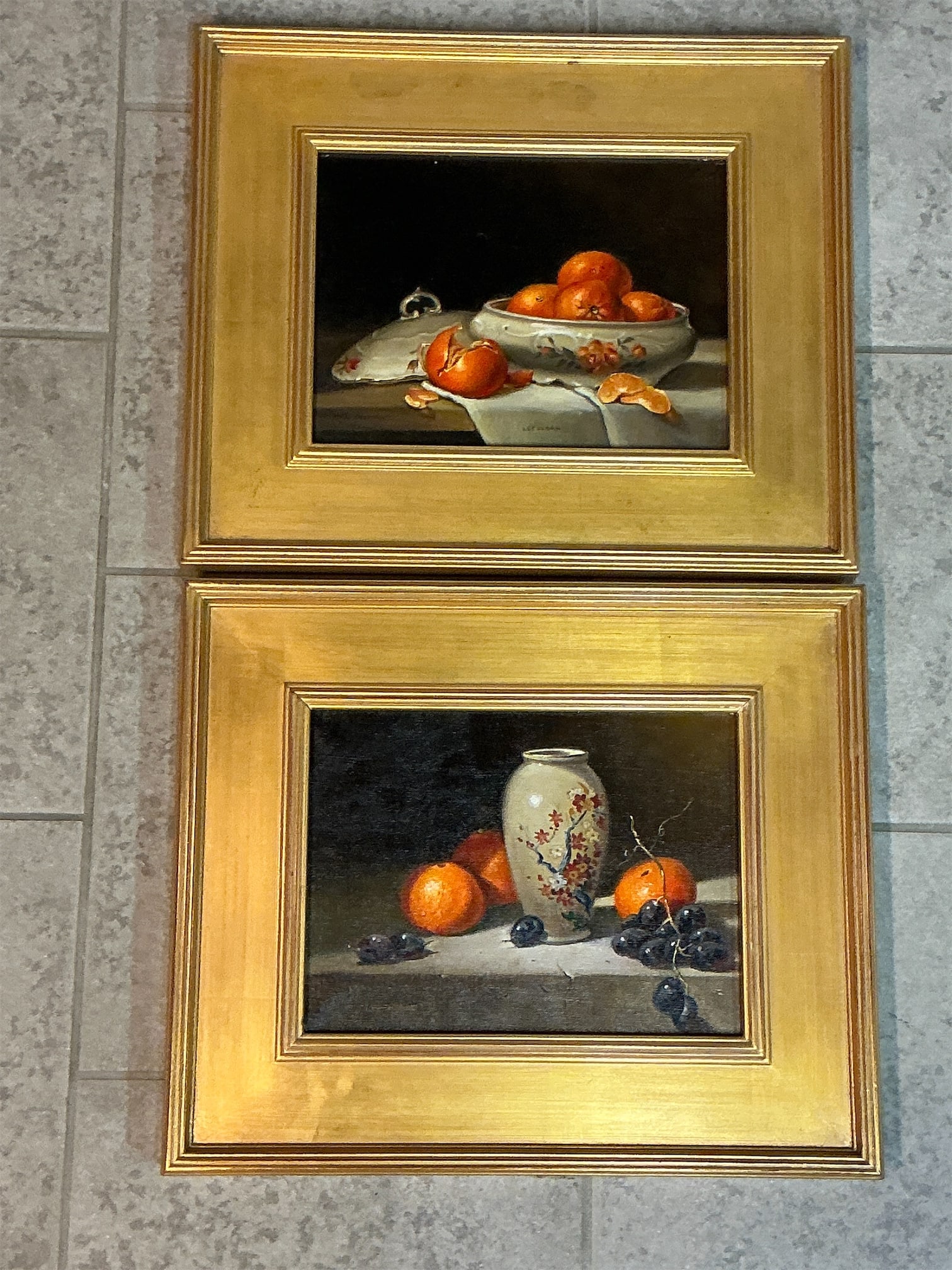 Pair of Still Life oil on canvas paintings by Lee Alban (1 of 8)