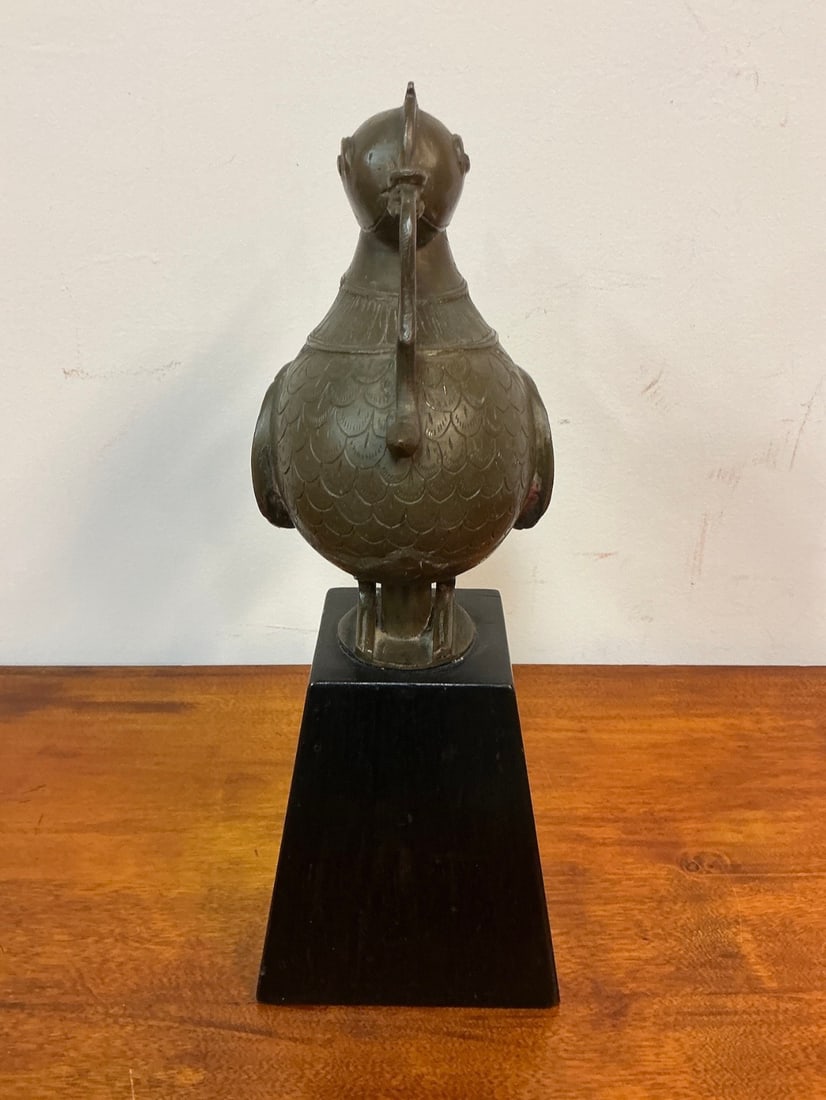 Brass Indian Hamsa Bird Figure - 2