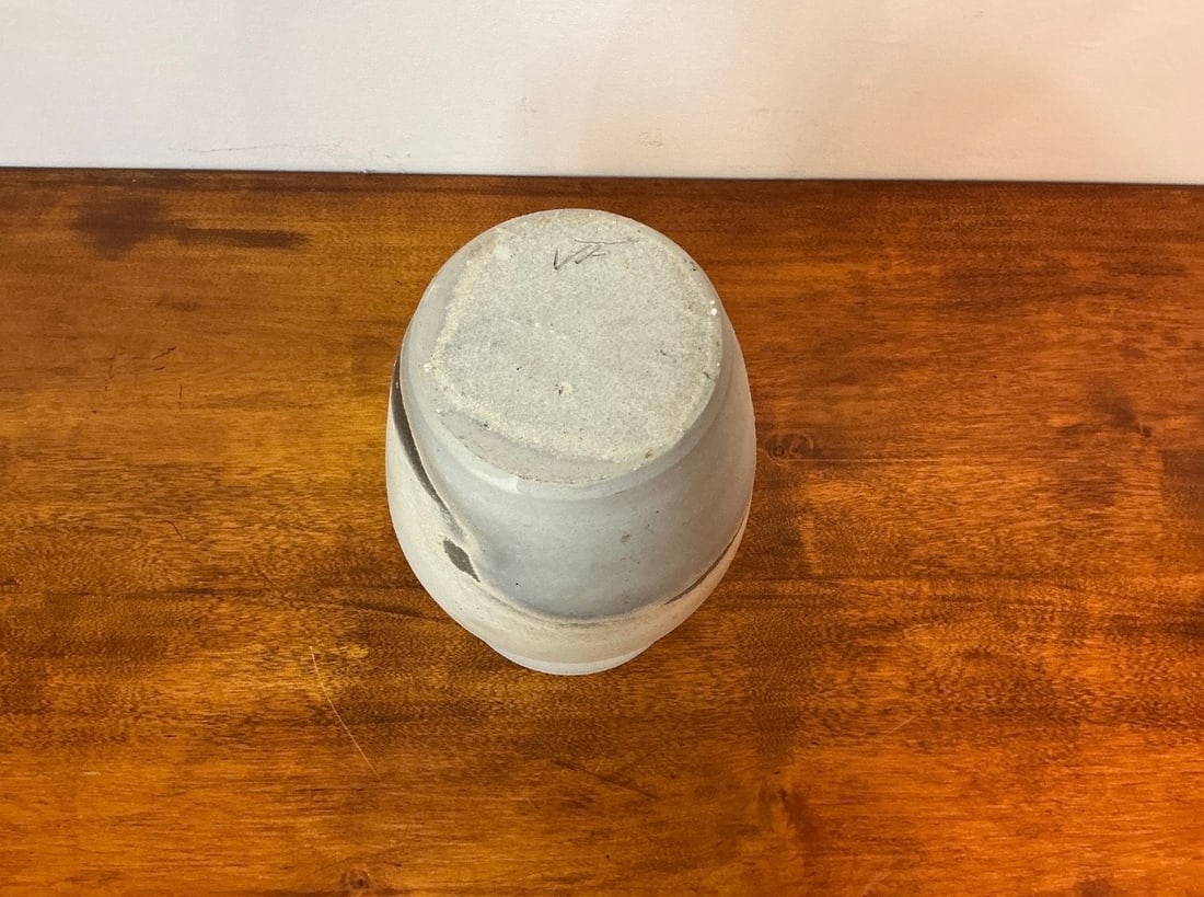 Signed Studio Pottery Ceramic Vase - 6