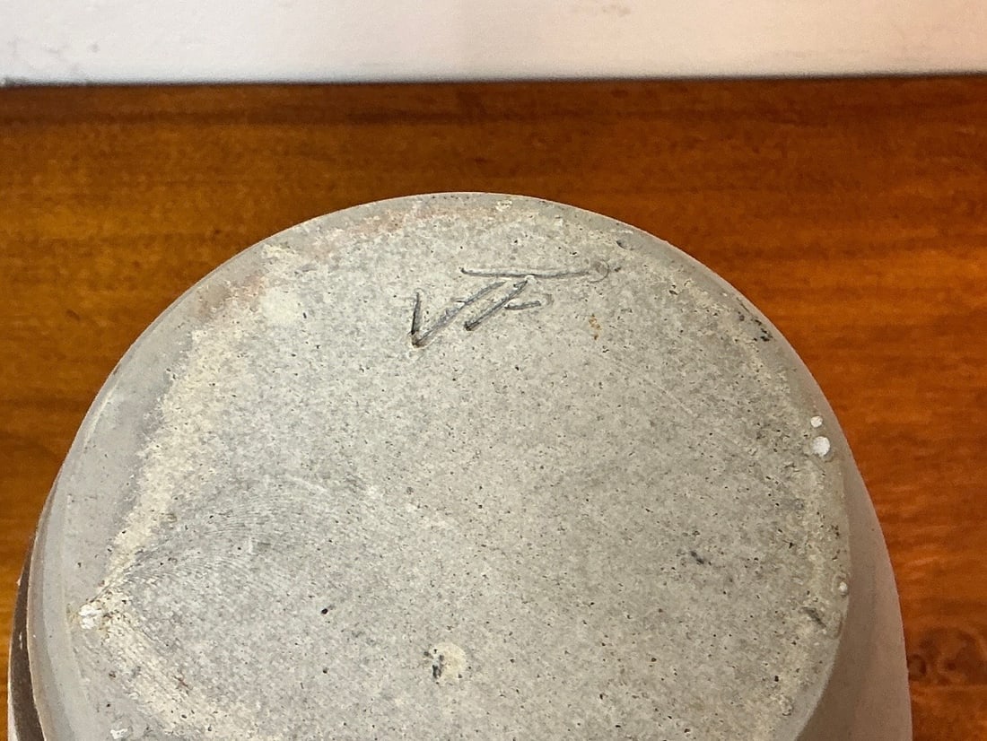 Signed Studio Pottery Ceramic Vase - 7