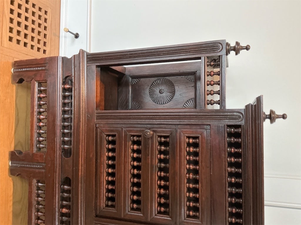 Carved ok French Breton style cabinet (1 of 6)