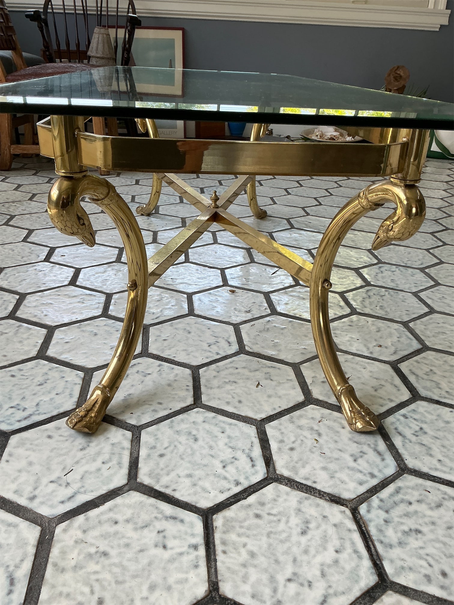 Hollywood Regency Coffee Table - 4