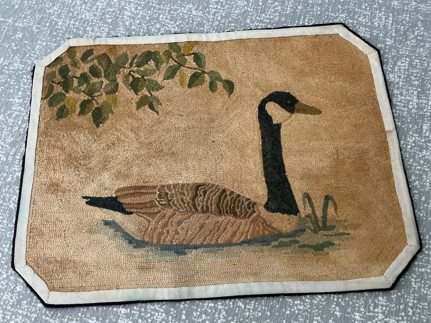 Handmade Needlepoint Rugs of Canada Geese (1 of 5)