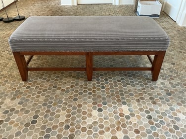 Striped Upholstery Bench (1 of 6)