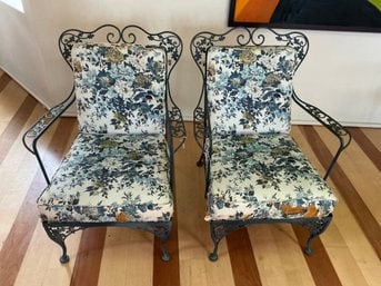 Vintage Wrought Iron Armchairs (1 of 6)