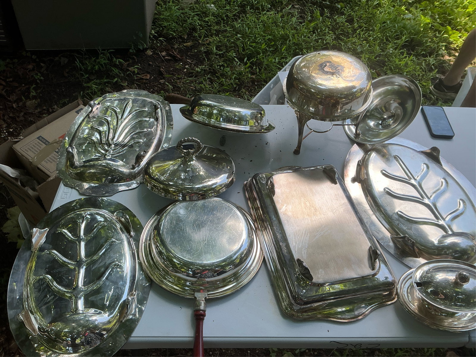 Silver Serving Set - 9